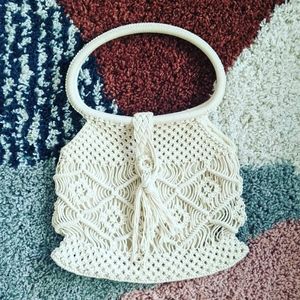 Vintage Macrame Purse